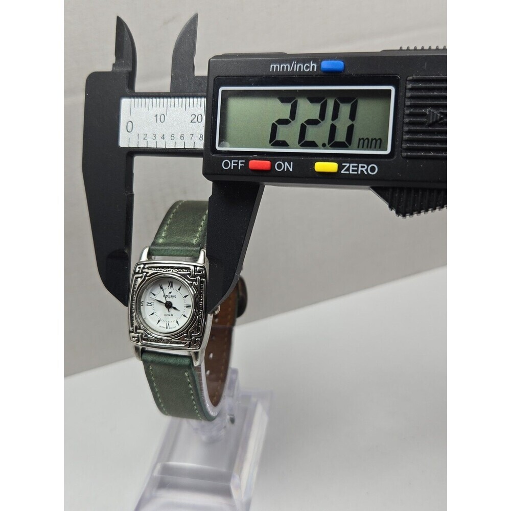 Peyote Bird Designs Santa Fe Womens Southwestern Green Leather Watch New Battery - Picture 5 of 12